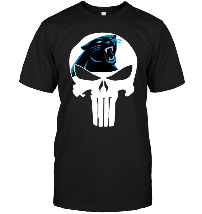 Carolina Panthers "punisher Skull" T-Shirt